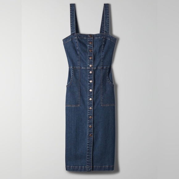 Denim Forum Dresses & Skirts - Aritzia Denim Forum The Jacklyn Dress